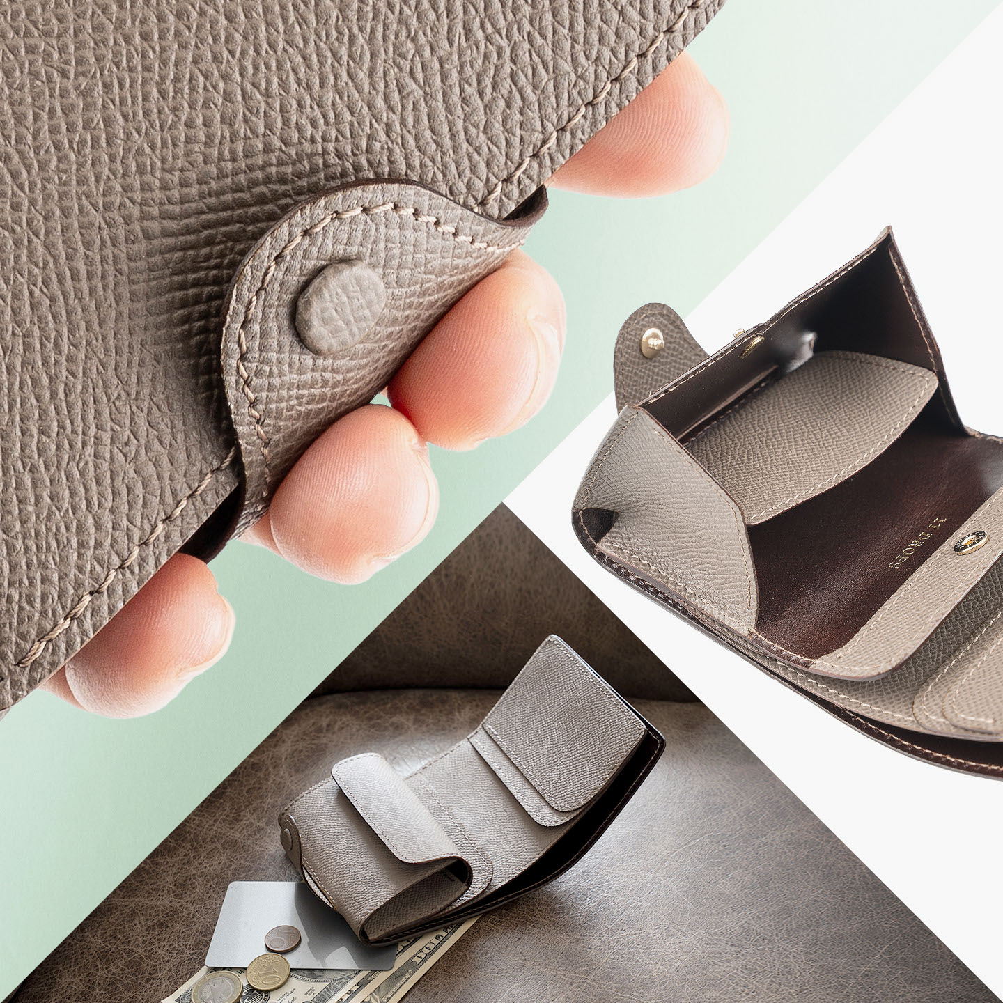 コンパクト2つ折り財布 “PAL”