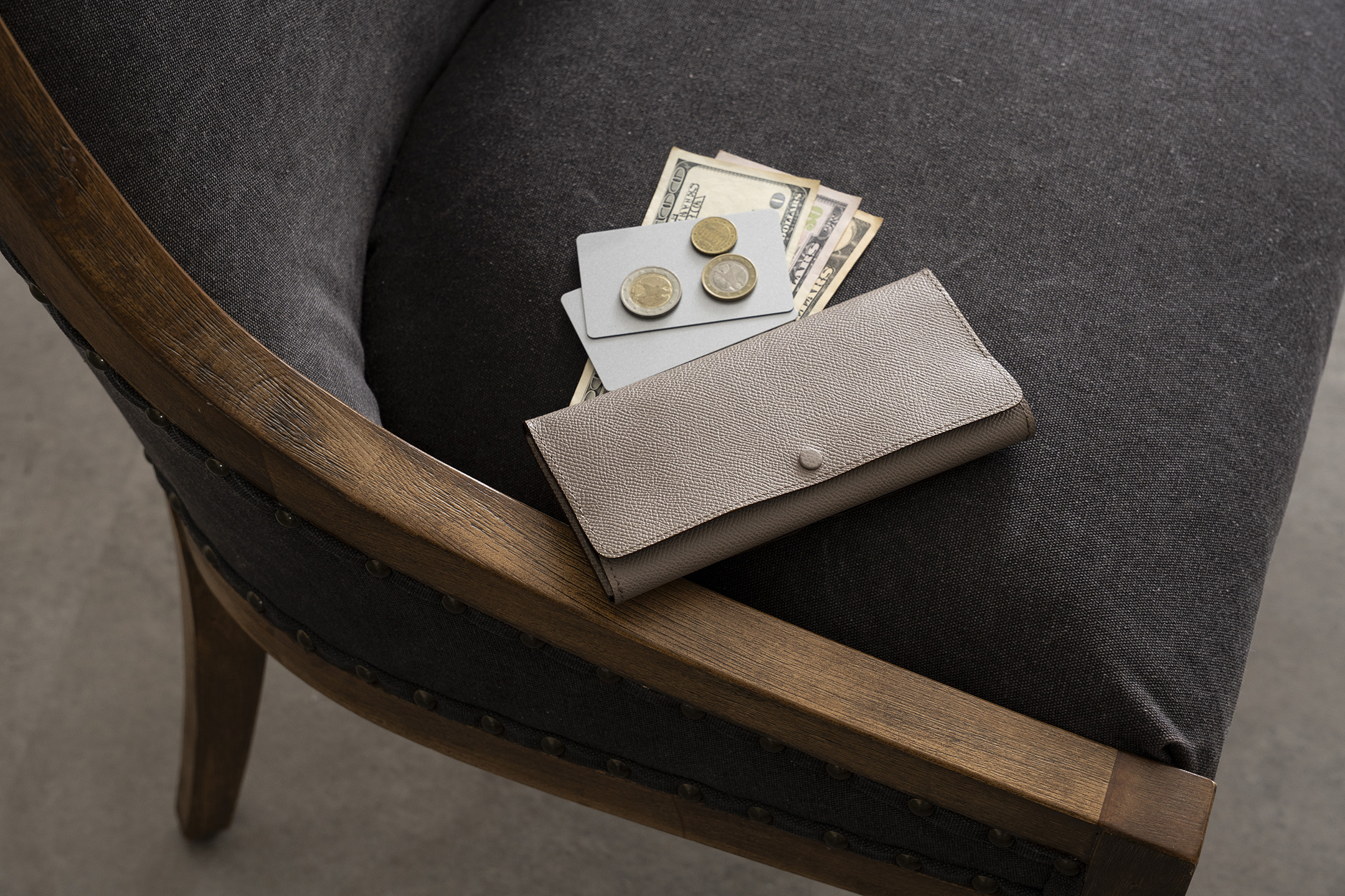 薄型長財布 “VALLEY” by 11DROPS（イレブンドロップス）