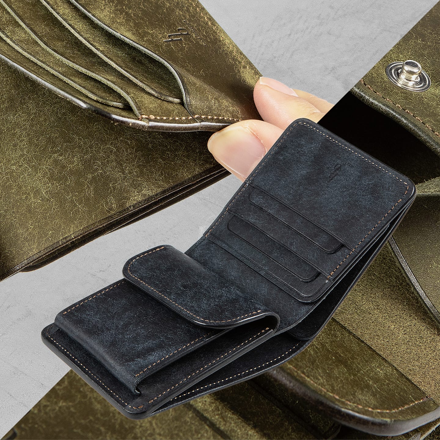 プエブロ 二つ折り財布（小銭入れ付き） | 大人のバッグ・財布・ 二