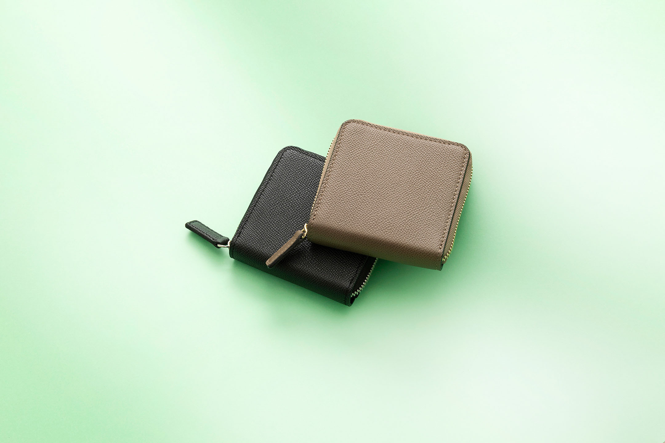 ワープロラックス ラウンドジップミニ財布 “Cubetto”　 by CxC Leather（シーバイシーレザー）