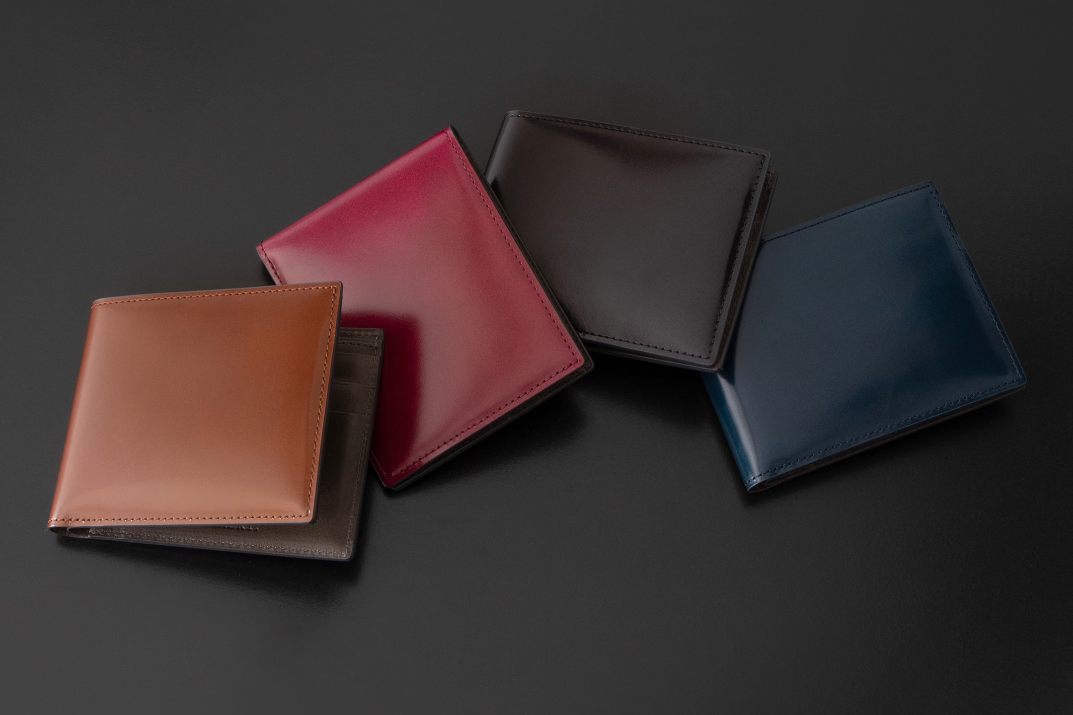 アーキライン 二つ折り財布（艶有り） | 大人のバッグ・財布･ 二つ折り財布 など拘りの日本製ブランドなら MLS