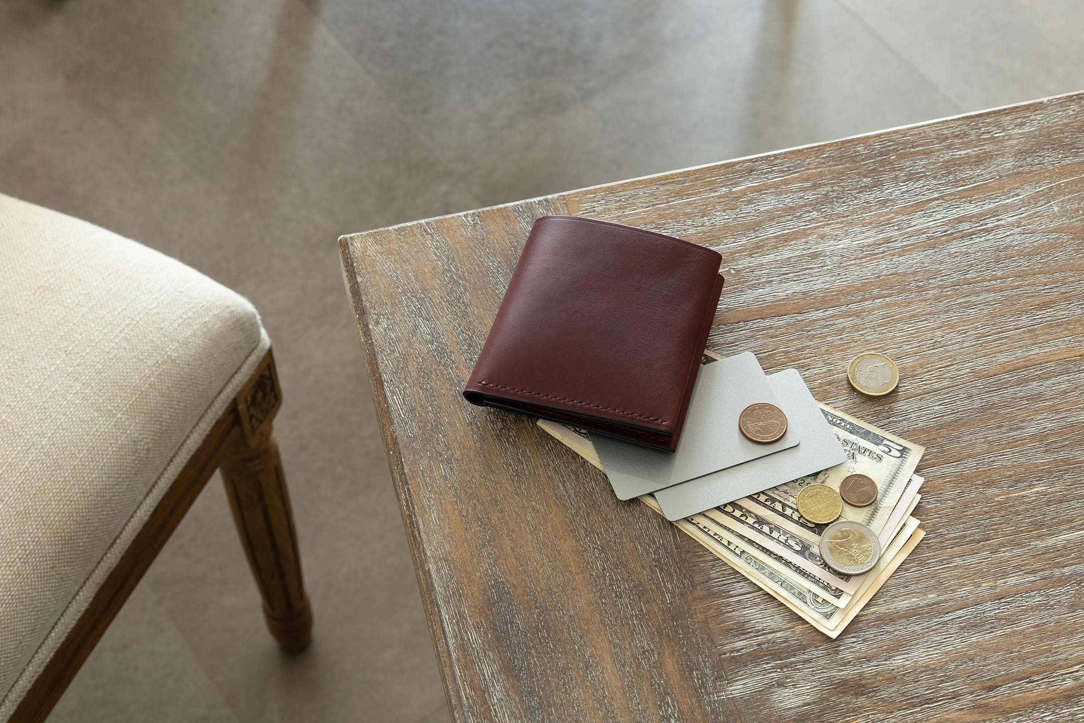 ブッテーロ 二つ折り財布 “クアドラード” by IKUMA（イクマ）