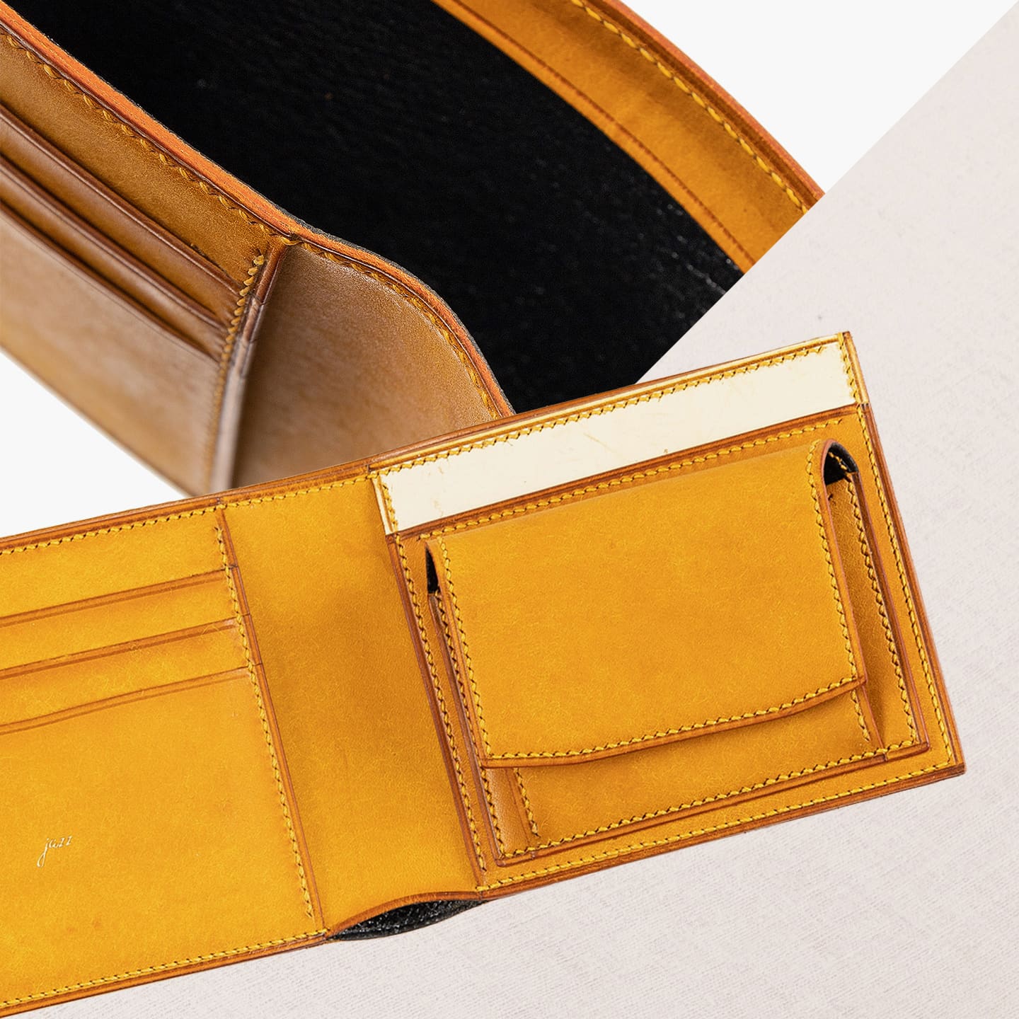 ゴースト × プエブロ 二つ折り財布（小銭入れ付き）“モンテローザ 2.0”