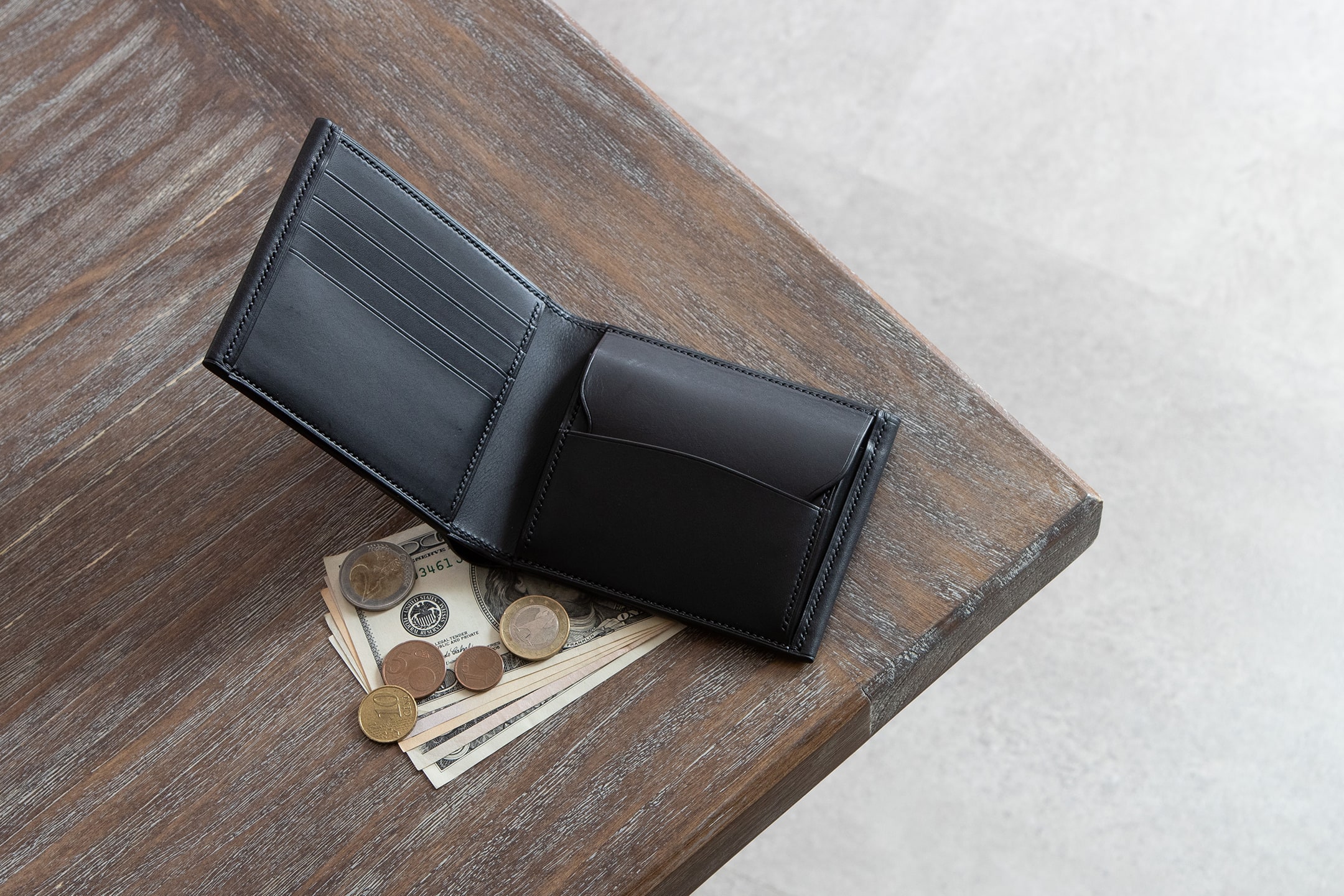 プエブロ × リスシオ 二つ折り財布（小銭入れ付き） | 大人のバッグ