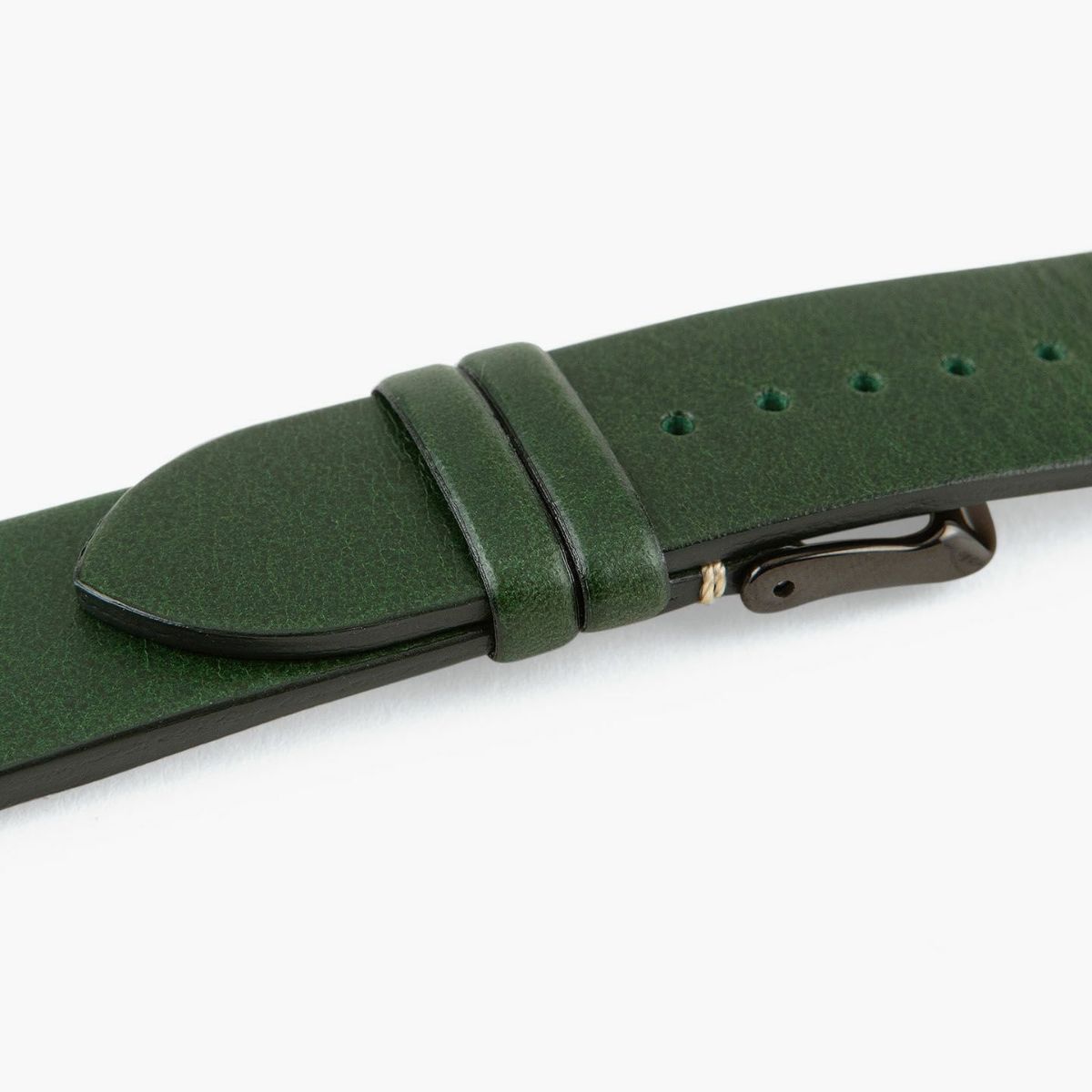表面：Green、裏面：ナチュラルカーフ、アダプター＆尾錠：Black