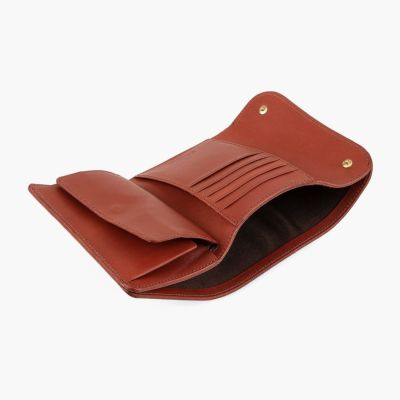 Wホック＆Wステッチ ミニ財布（S） | 大人のバッグ・財布・ ミニウォレット など拘りの日本製ブランドなら MLS（Mens Leather  Store）