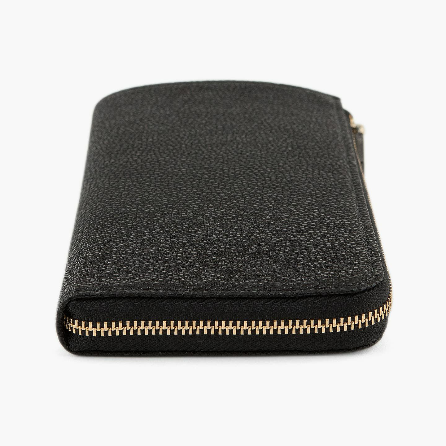 黒桟革 L字ジップ長財布 | 大人のバッグ・財布・ L字ファスナー財布 