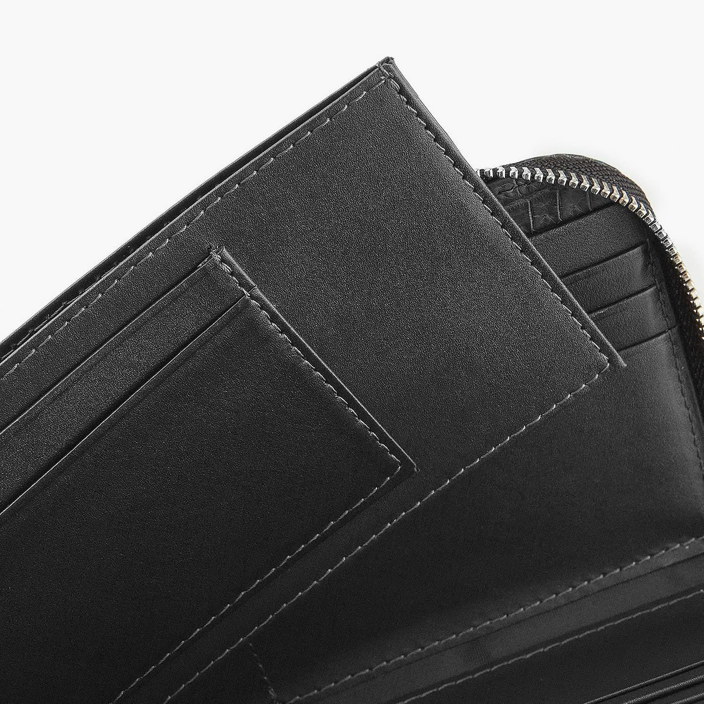 ナイルクロコダイル 手染めL字ジップ長財布 | 大人のバッグ