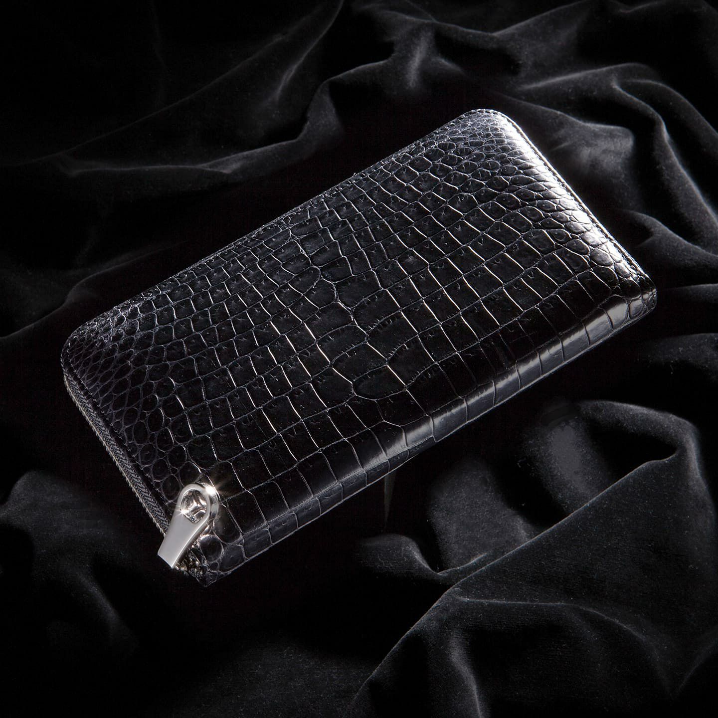 ナイルクロコダイル ラウンドジップ長財布 | 大人のバッグ・財布 