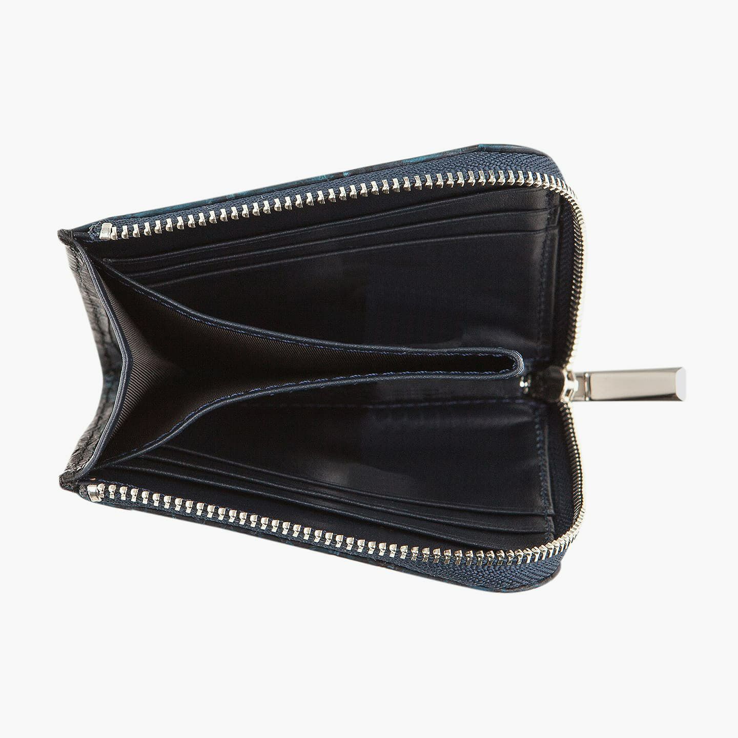 ナイルクロコダイル 手染めL字ハーフウォレット | 大人のバッグ・財布