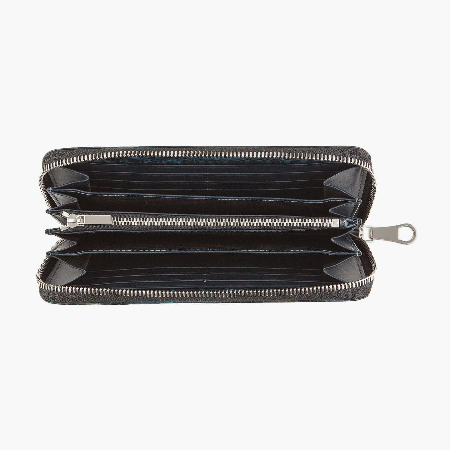 【希少品】クロコダイルレザー 染めラウンドジップ長財布 ナイルクロコダイル 手染めラウンドジップ長財布 | 大人のバッグ