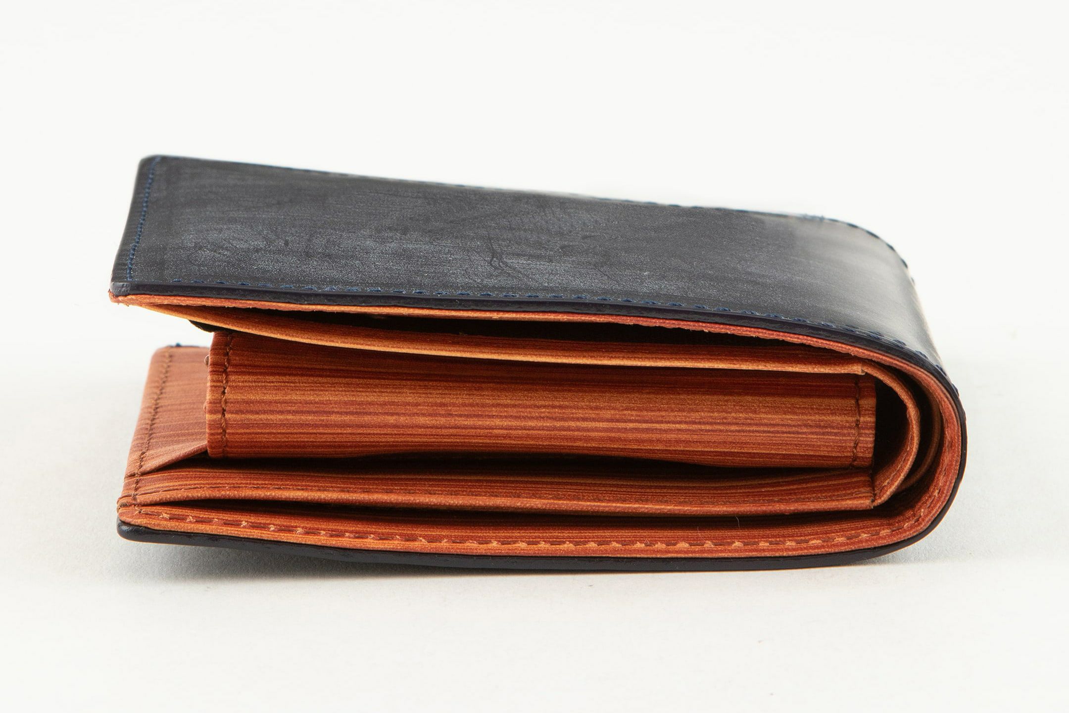 みラッピング無料 INTERBREED GENUINE LEATHER WALLET 二つ折り財布