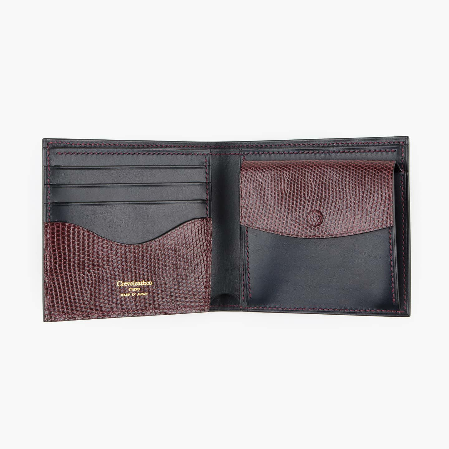 ブリランテ x リザード 二つ折り財布 | 大人のバッグ・財布・ 二つ折り 