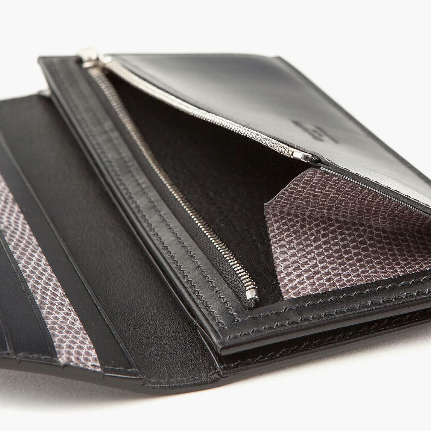 ブリランテ x リザード 長財布（小銭入れ付） | 大人のバッグ・財布