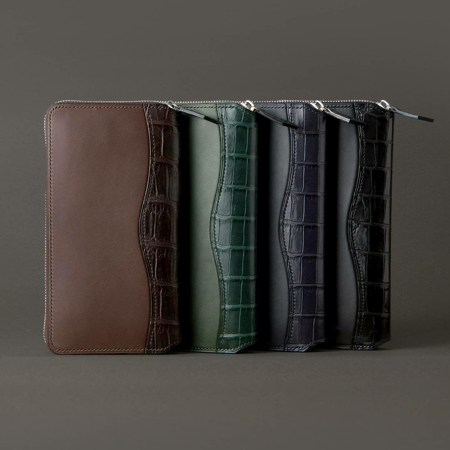 ブリランテ × クロコダイル ラウンドジップ長財布 | 大人の財布･ 長財布 など拘りの日本製ブランドなら Mens Leather Store