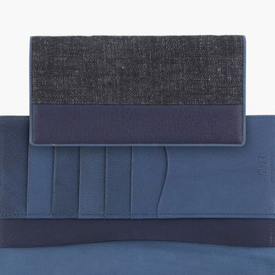 Sデニム x スクモレザー 長財布 | 大人のバッグ・財布・ 長財布 Sデニム x スクモレザー 長財布 | 大人のバッグ・財布・ 長財布