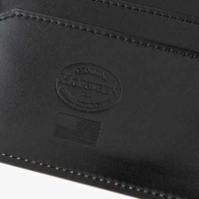 HORWEEN フルシェルコードバン 長財布 ブラック ラウンドファスナー長財布｜ホーウィンシェルコードバン｜革財布