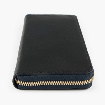 オイルバケッタ ラウンドジップ長財布 | 大人のバッグ・財布