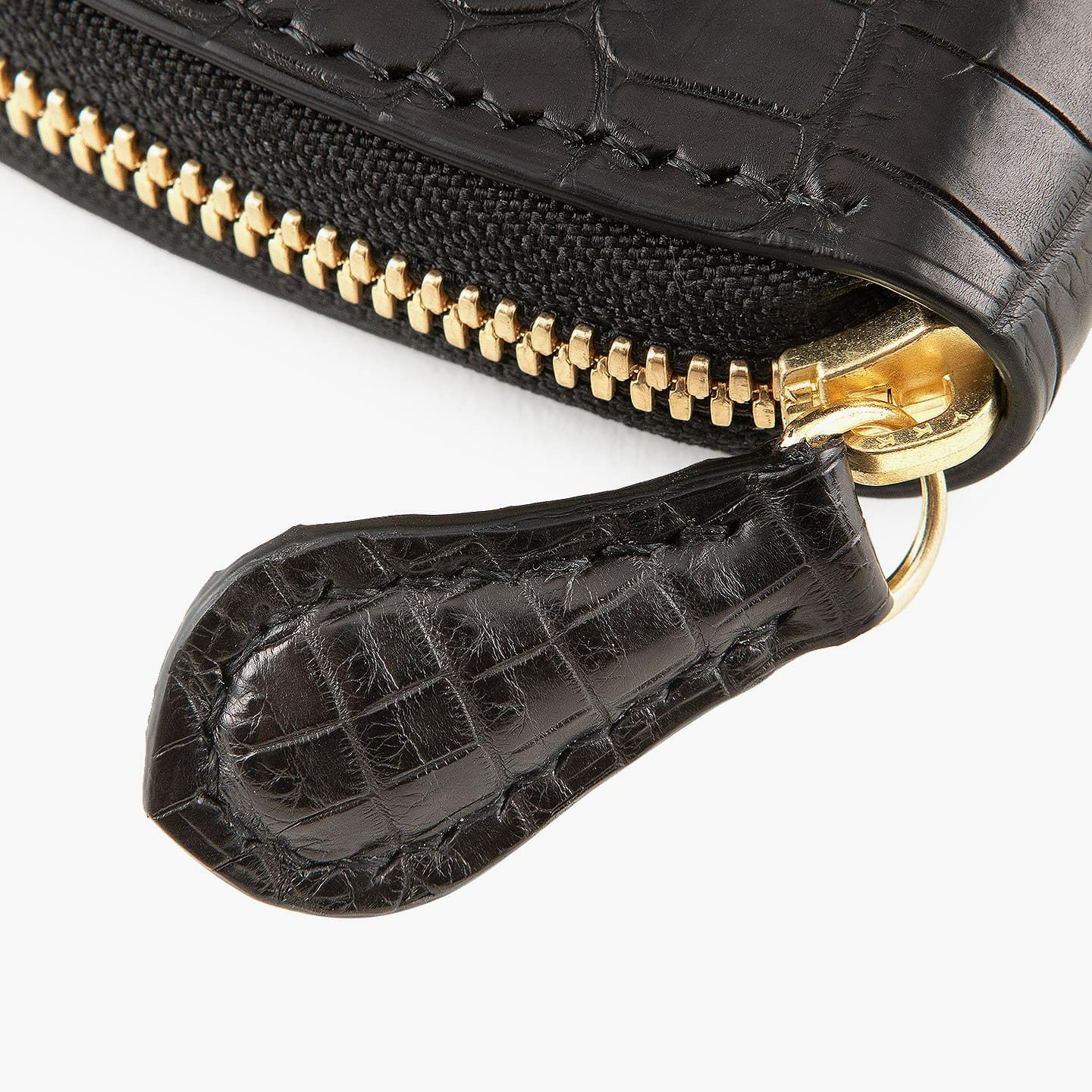 圧倒的高級感】Crocodile Porosus Middle Wallet【最高級