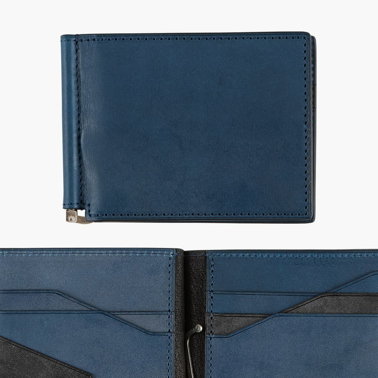 外装＆内装（ロロマ）：Blue、金具：Silver、糸色：Blue