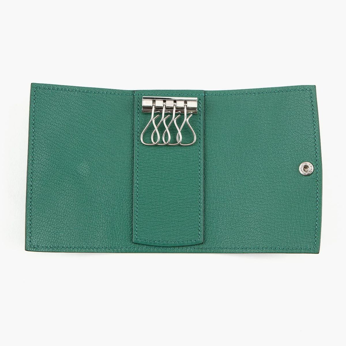 外装＆内装（シェーブル）：Dark Green（Sapin）、内装フラップ（シェーブル）：Dark Green（Sapin）