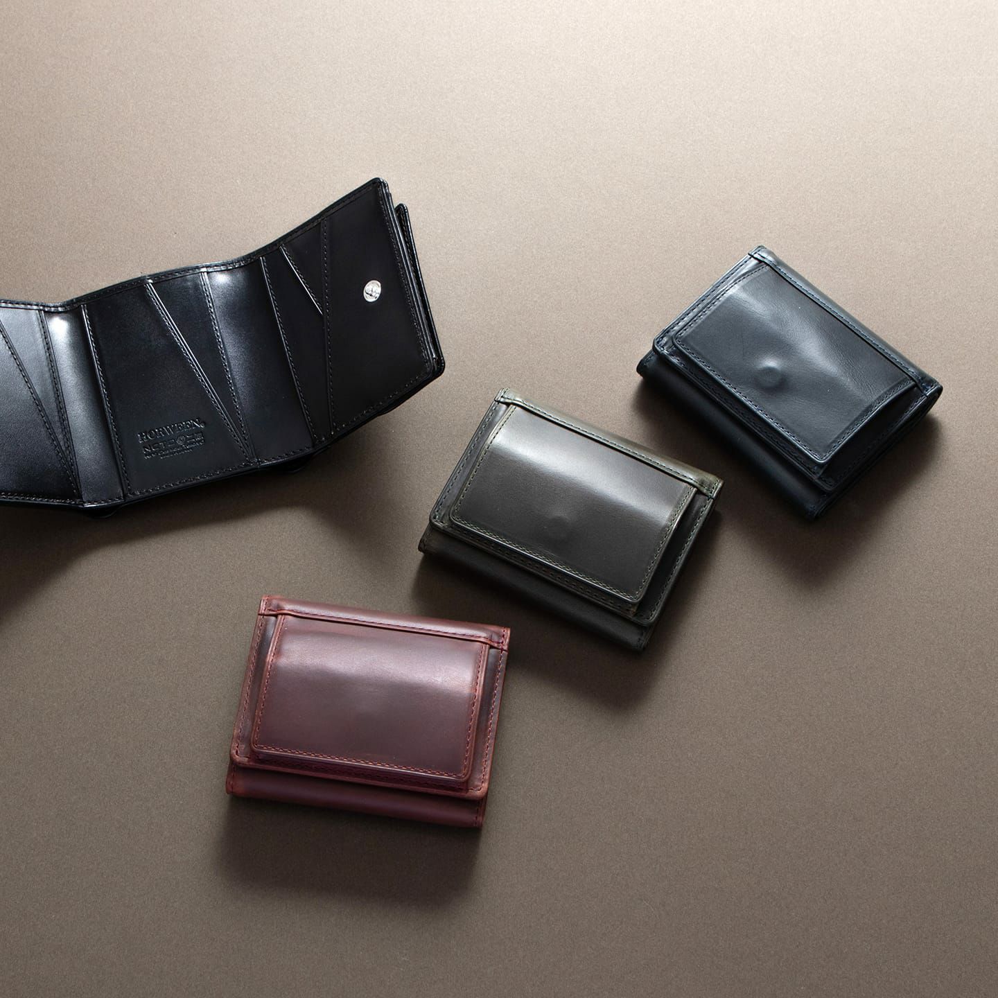 ホーウィン クロムエクセル 三つ折り財布 “コンキスタドール” | 大人のバッグ・財布･ ミニウォレット など拘りの日本製ブランドなら  MLS（Mens Leather Store）