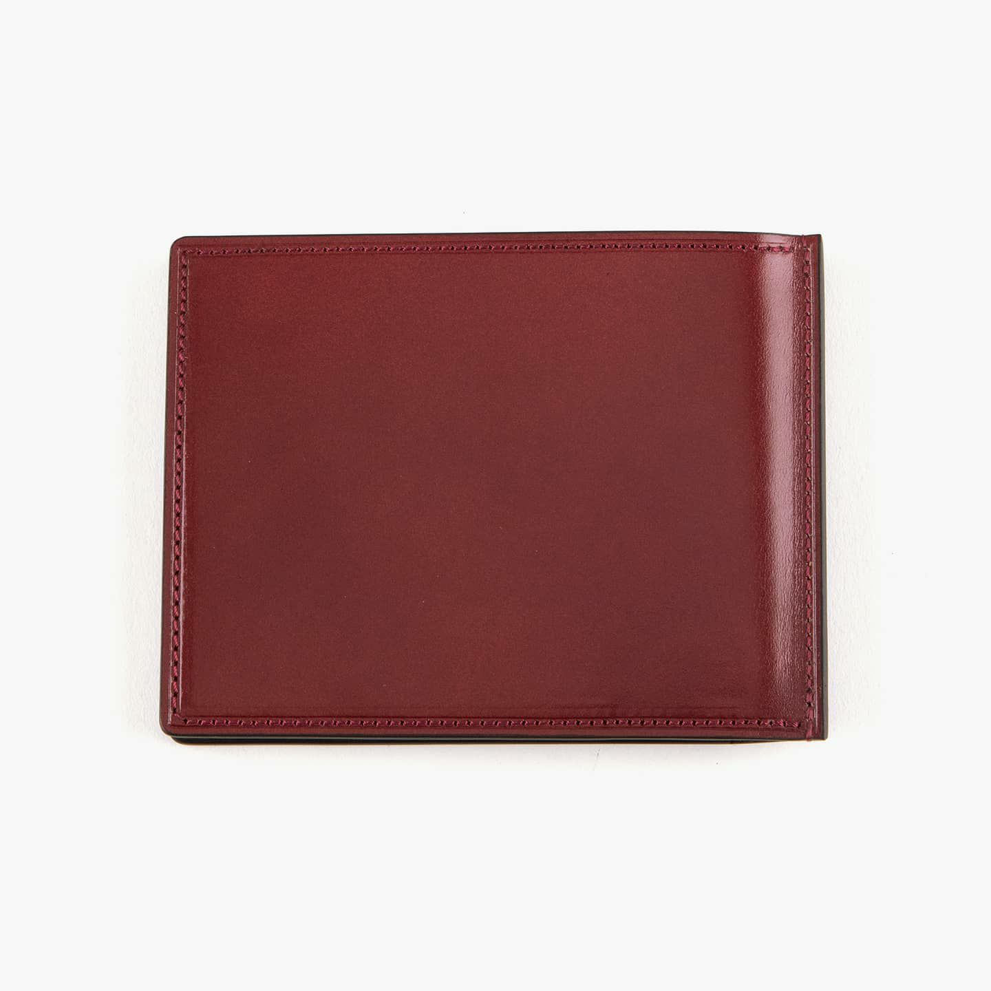 外装（コードバン）：Burgundy、内装（リベルソ）：Navy、金具：Gold