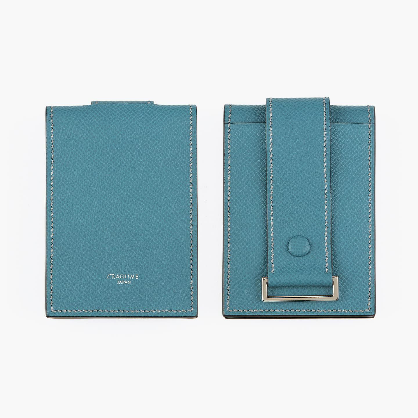 外装（ダービー）：Jeans Blue、内装（ダービー）：Etain、糸色：Seagul Ash