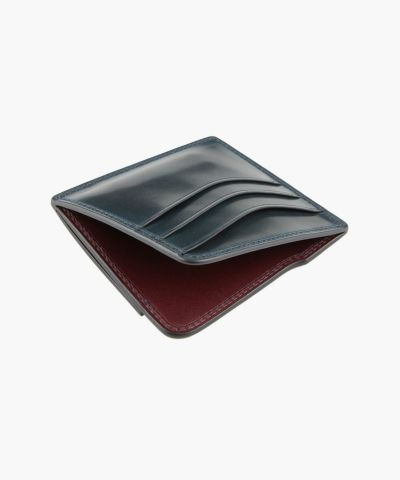 シェルコードバン × ブッテーロ スクエアコンパクトウォレット
