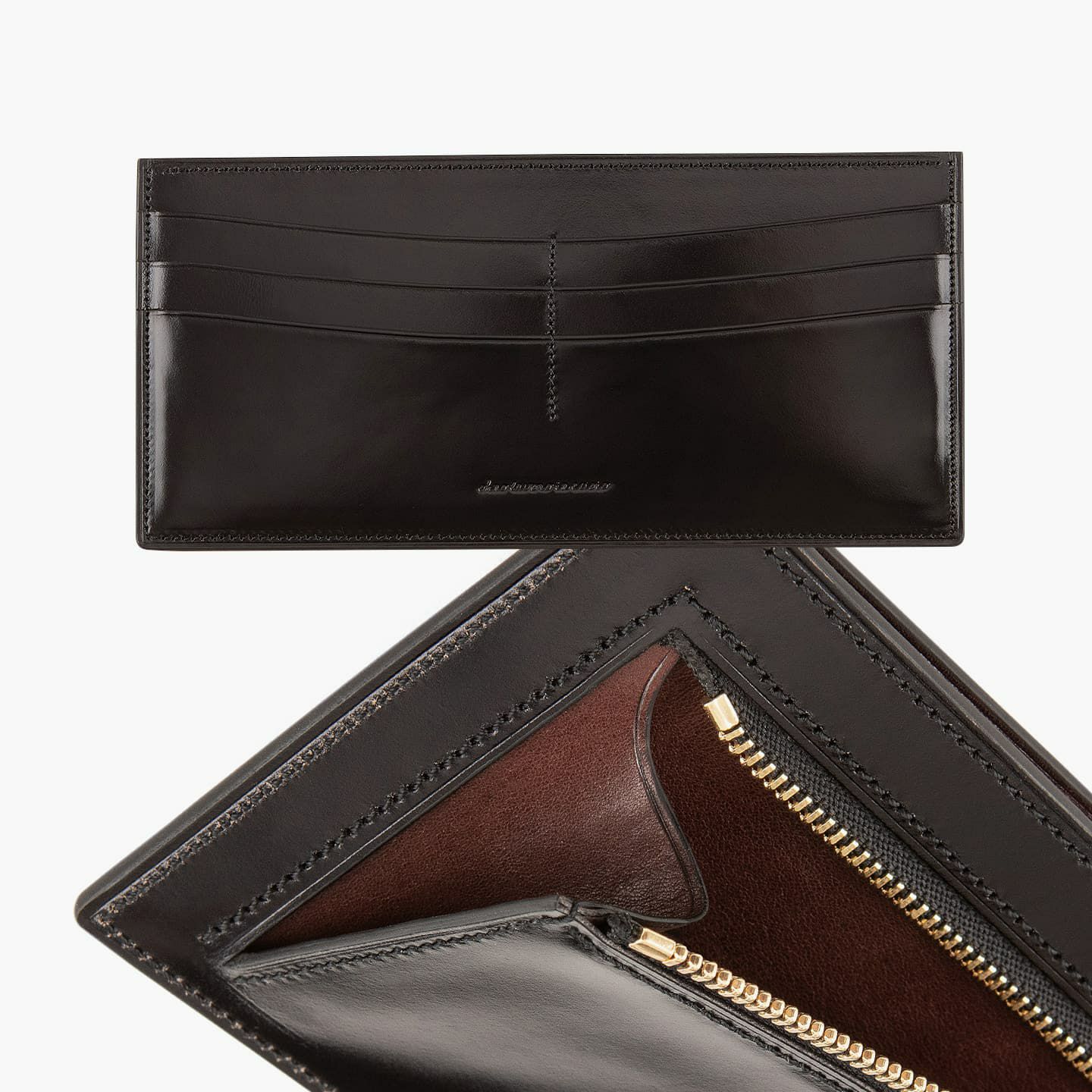 アニリン染めコードバン ロングフラグメントケース | 大人のバッグ