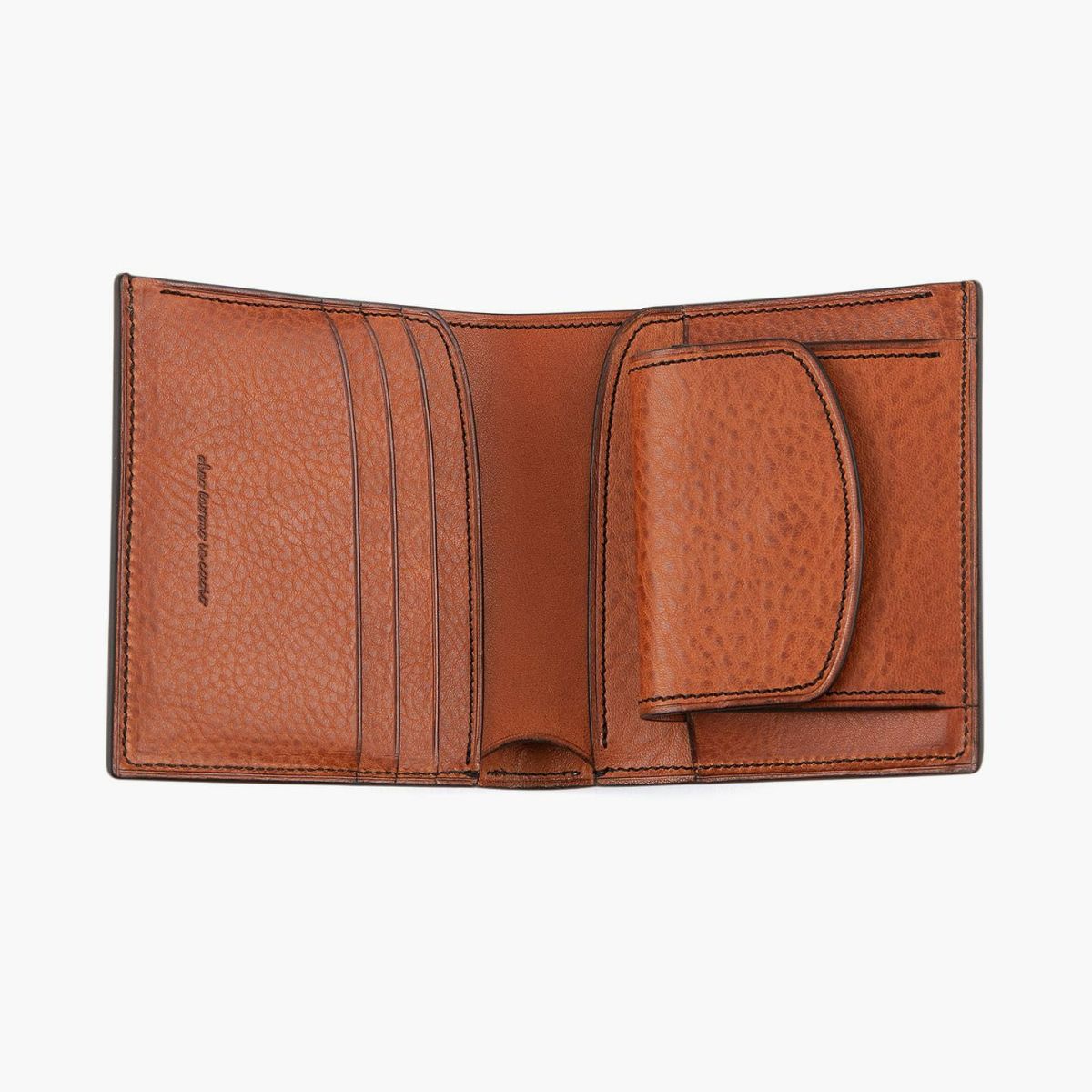 外装（コードバン）：Black、内装（リベルソ）：Cognac、ホック：Gold