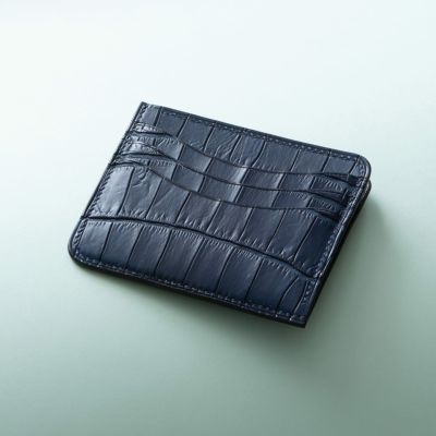 藍染めポロサス ショートフラグメントケース | 大人のバッグ・財布 