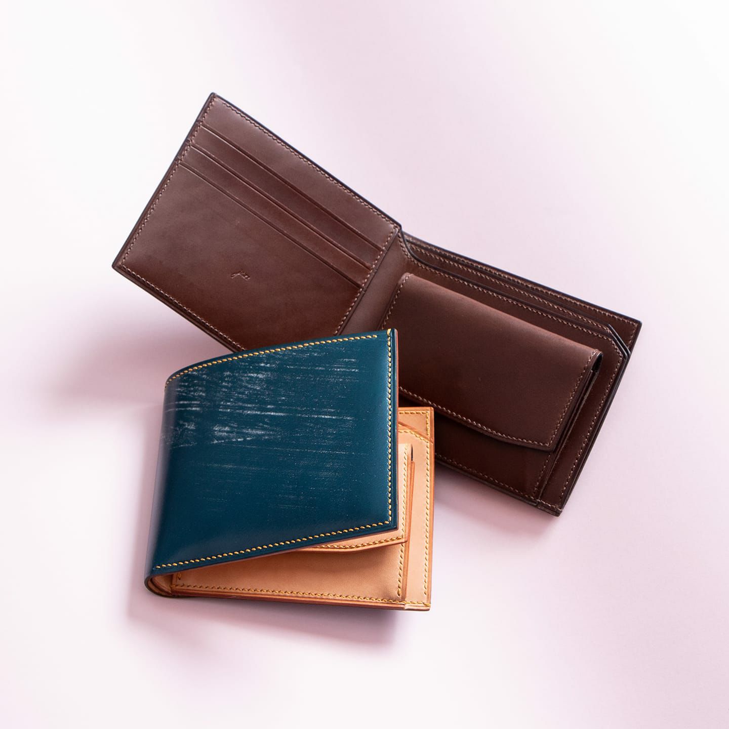 ブライドル × ブッテーロ 二つ折り財布（小銭入れ付き）“マッターホルン”