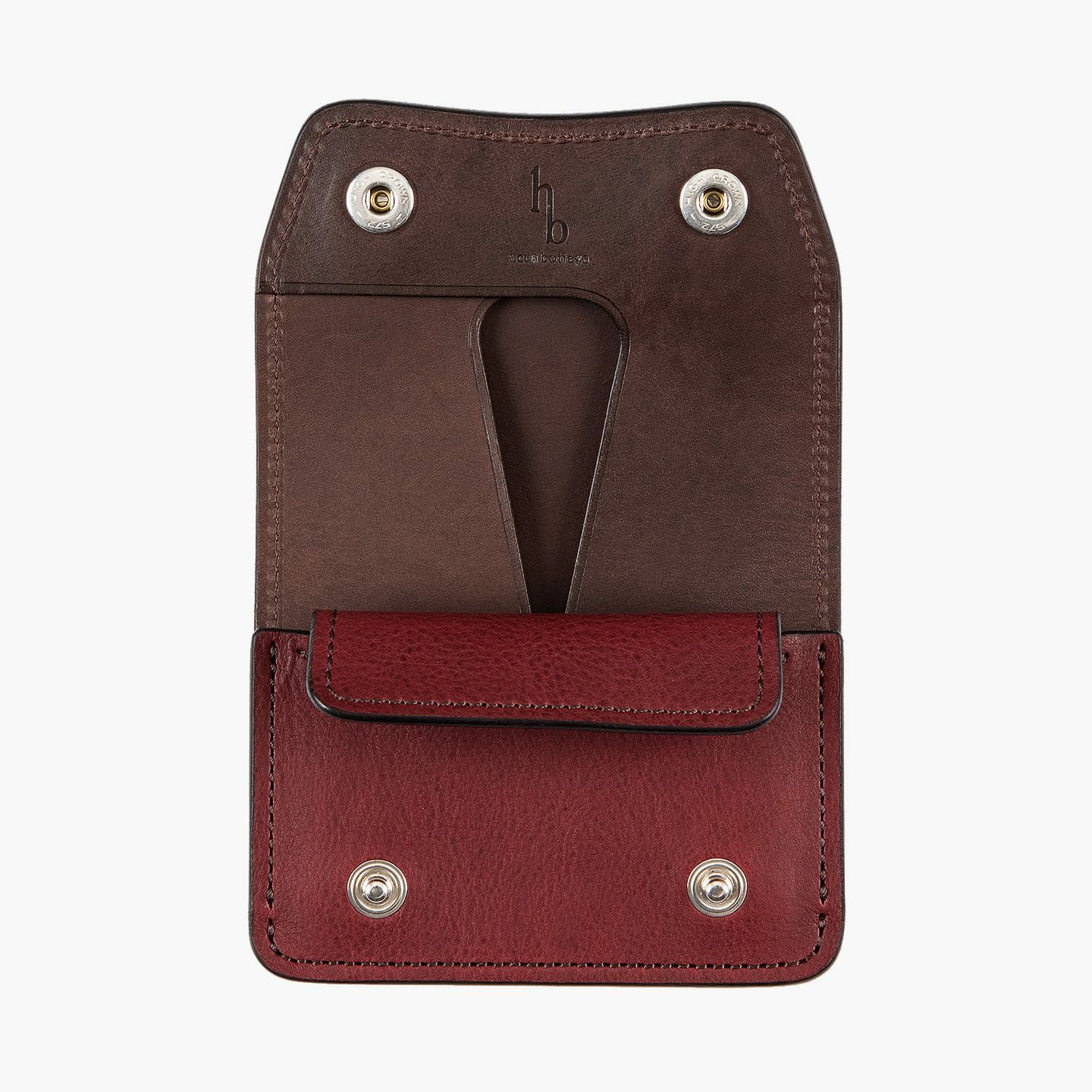 レザークラフト ハンドメイド コンパクトミニ財布 ミネルバ