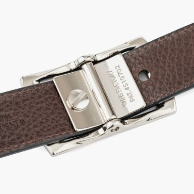 ○WACCOWACCO / リバーシブル パッチワーク ベルトゴールドバックル