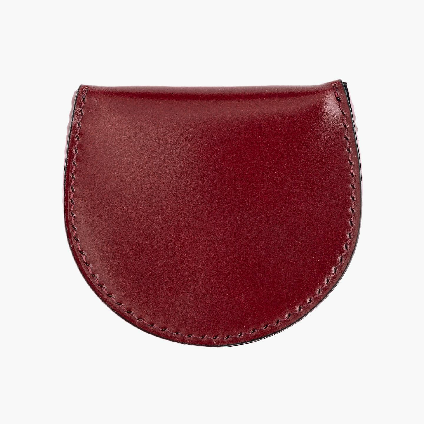 アニリン染めコードバン 馬蹄型コインケース | 大人のバッグ・財布 