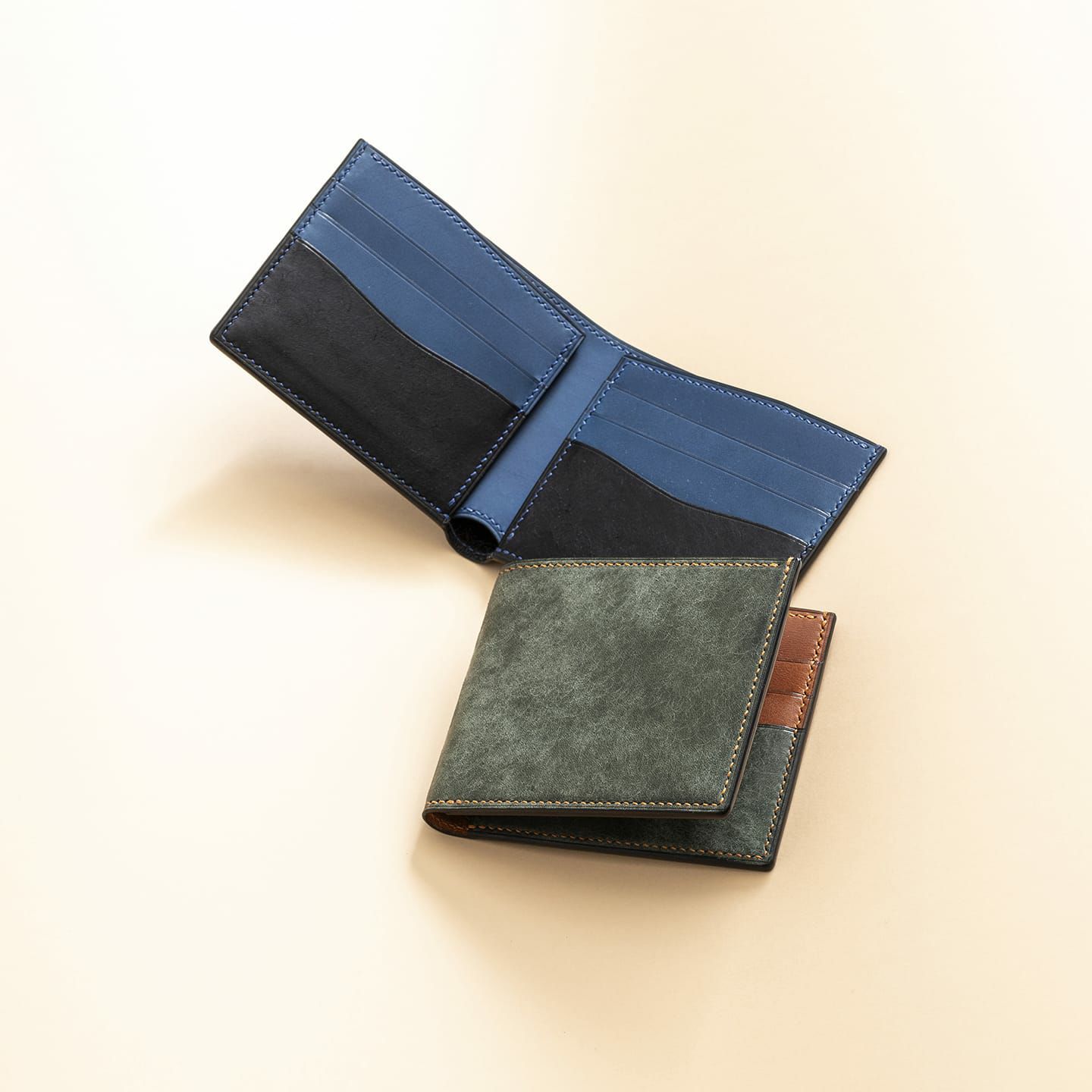 マルゴー × イングラサット 二つ折り財布