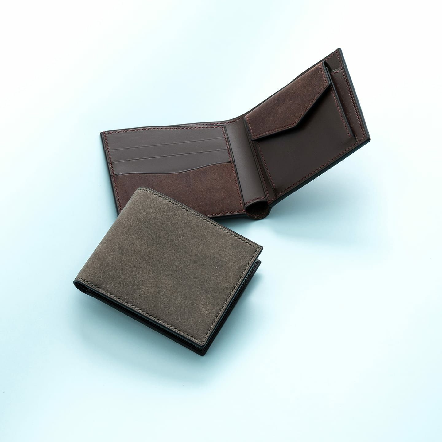 マルゴー × イングラサット 二つ折り財布（小銭入れ付き） | 大人の 