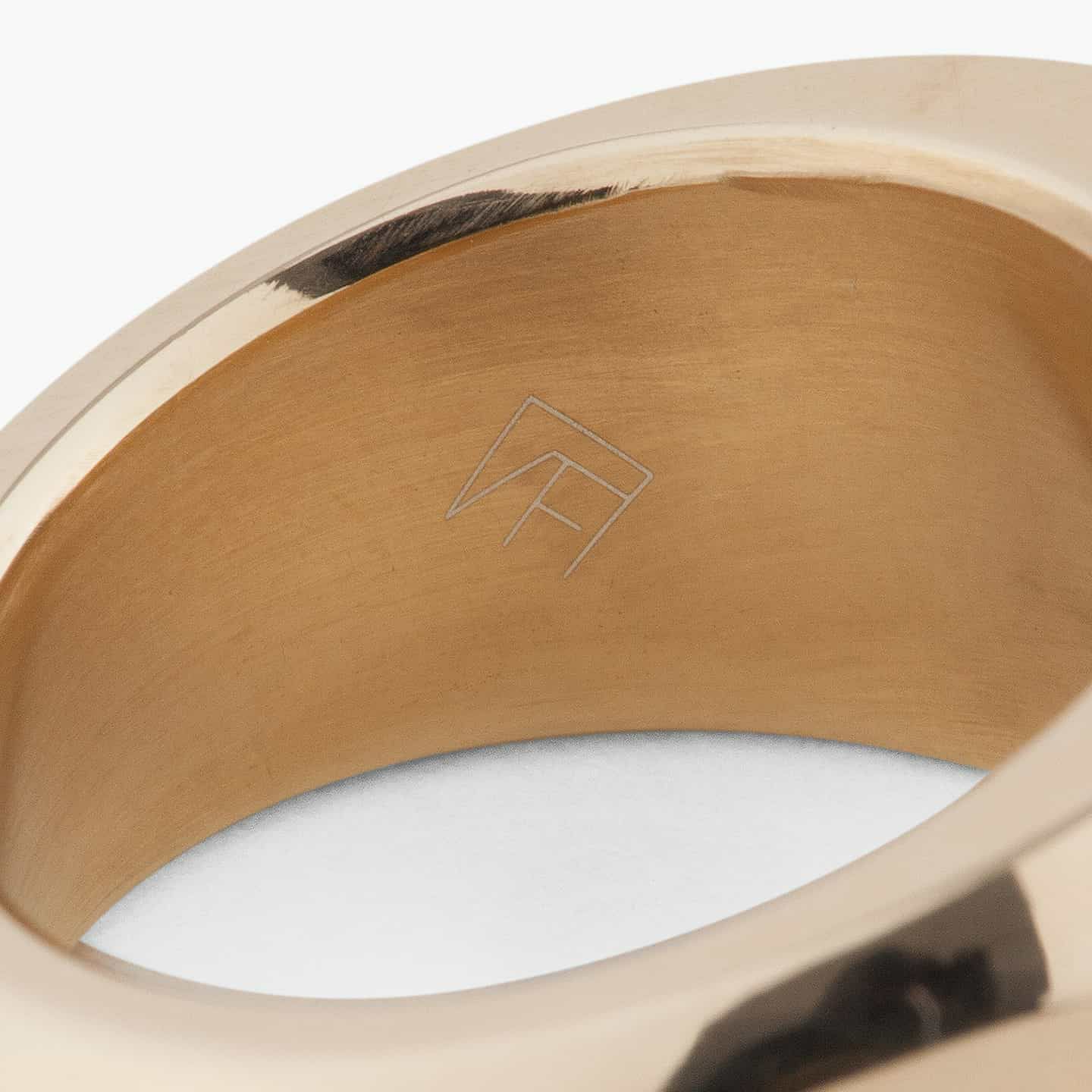 クワドラドリング SV／YG | 大人のバッグ・財布・ リング など拘りの