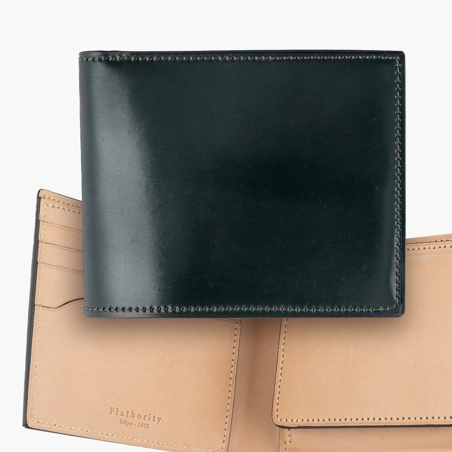 ホーウィン シェルコードバン 二つ折り財布（小銭入付き） | 大人の  