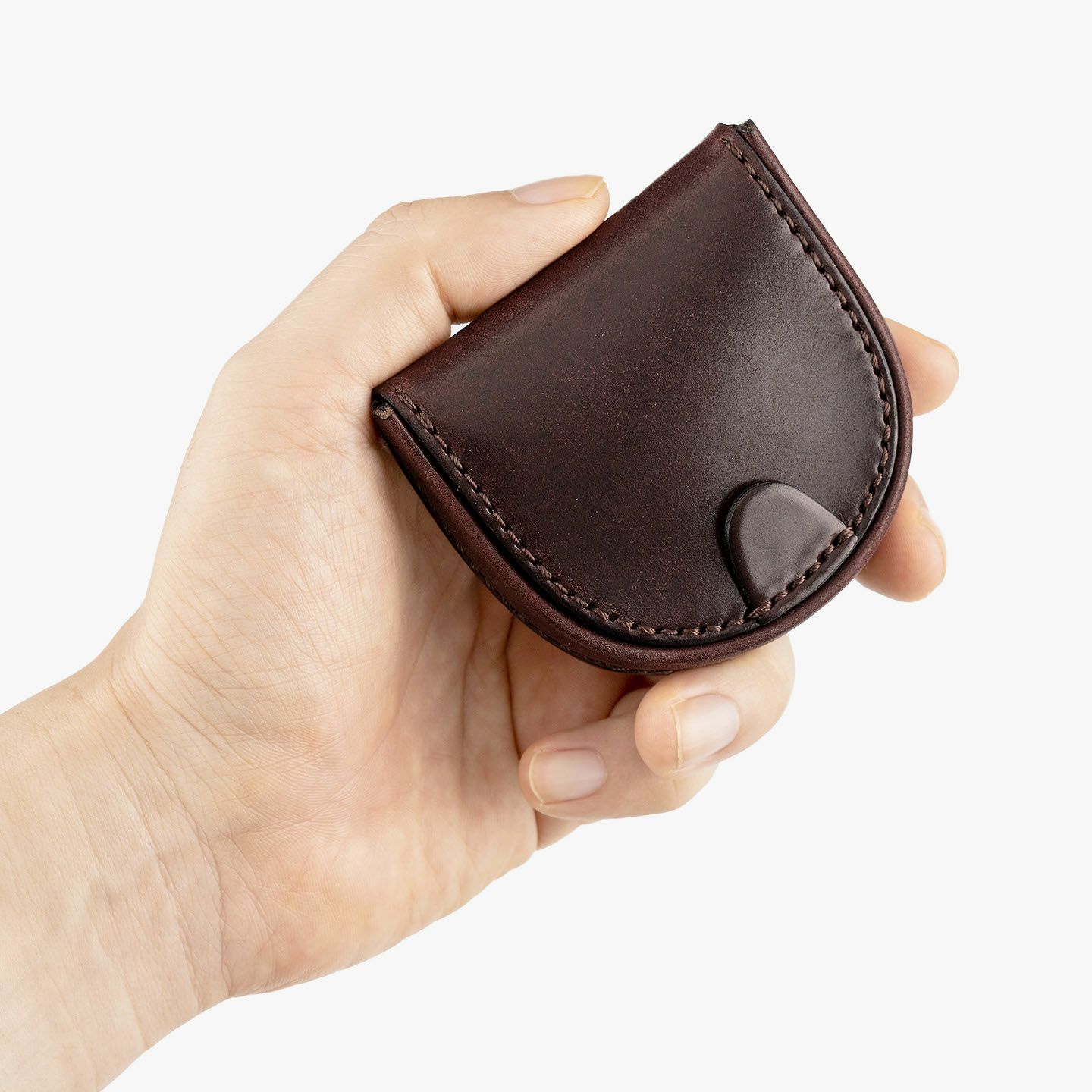 ホーウィン シェルコードバン 馬蹄型小銭入れ | 大人のバッグ・財布