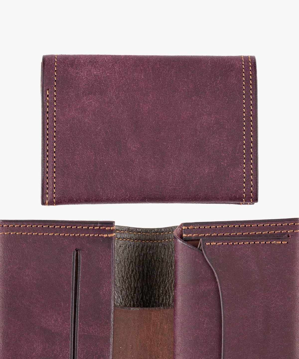 外装（プエブロ）：Prugna、内装装飾（プエブロ）：Tabacco、糸色：Brown