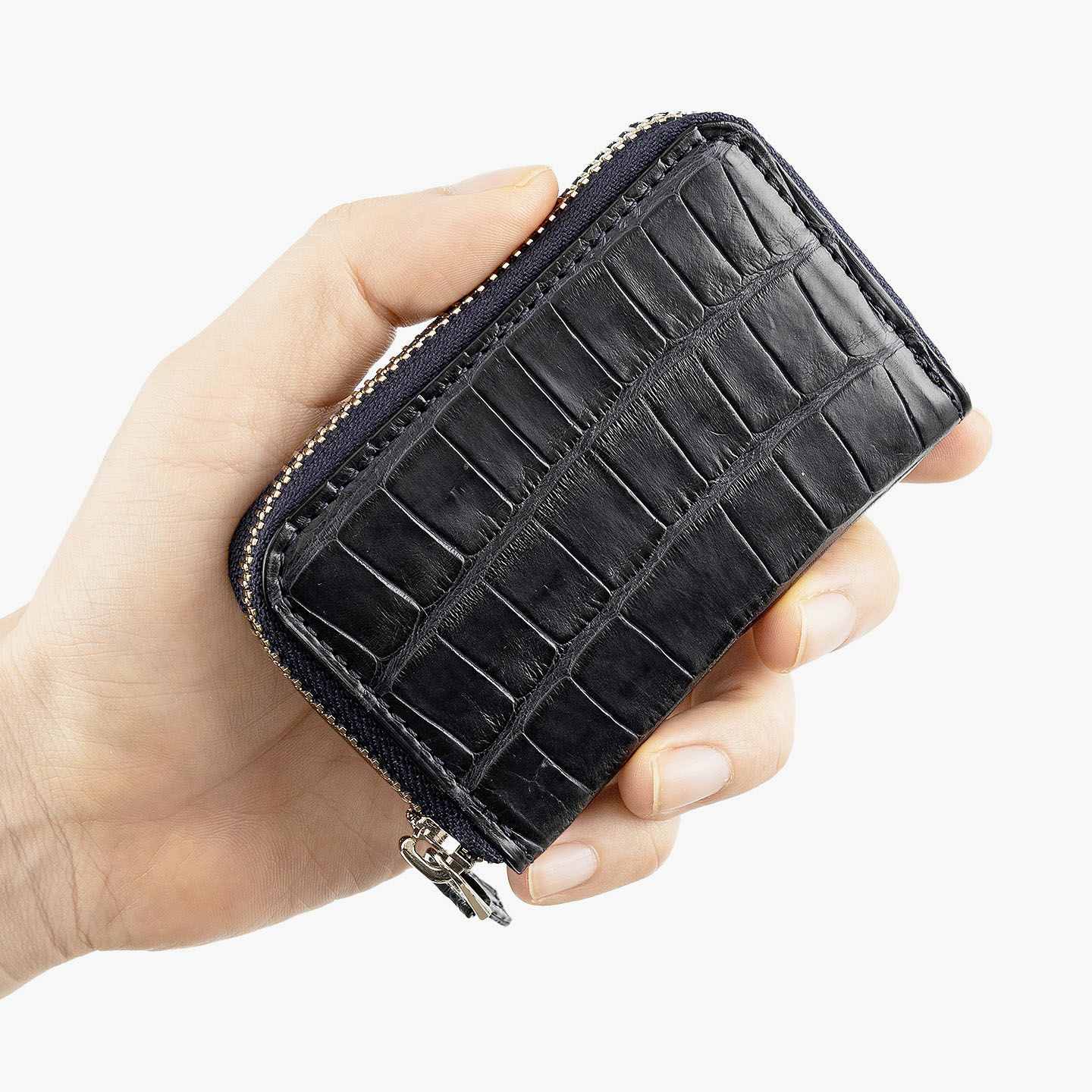 アリゲーター ミニラウンドジップ財布 | 大人のバッグ・財布・ ミニ 