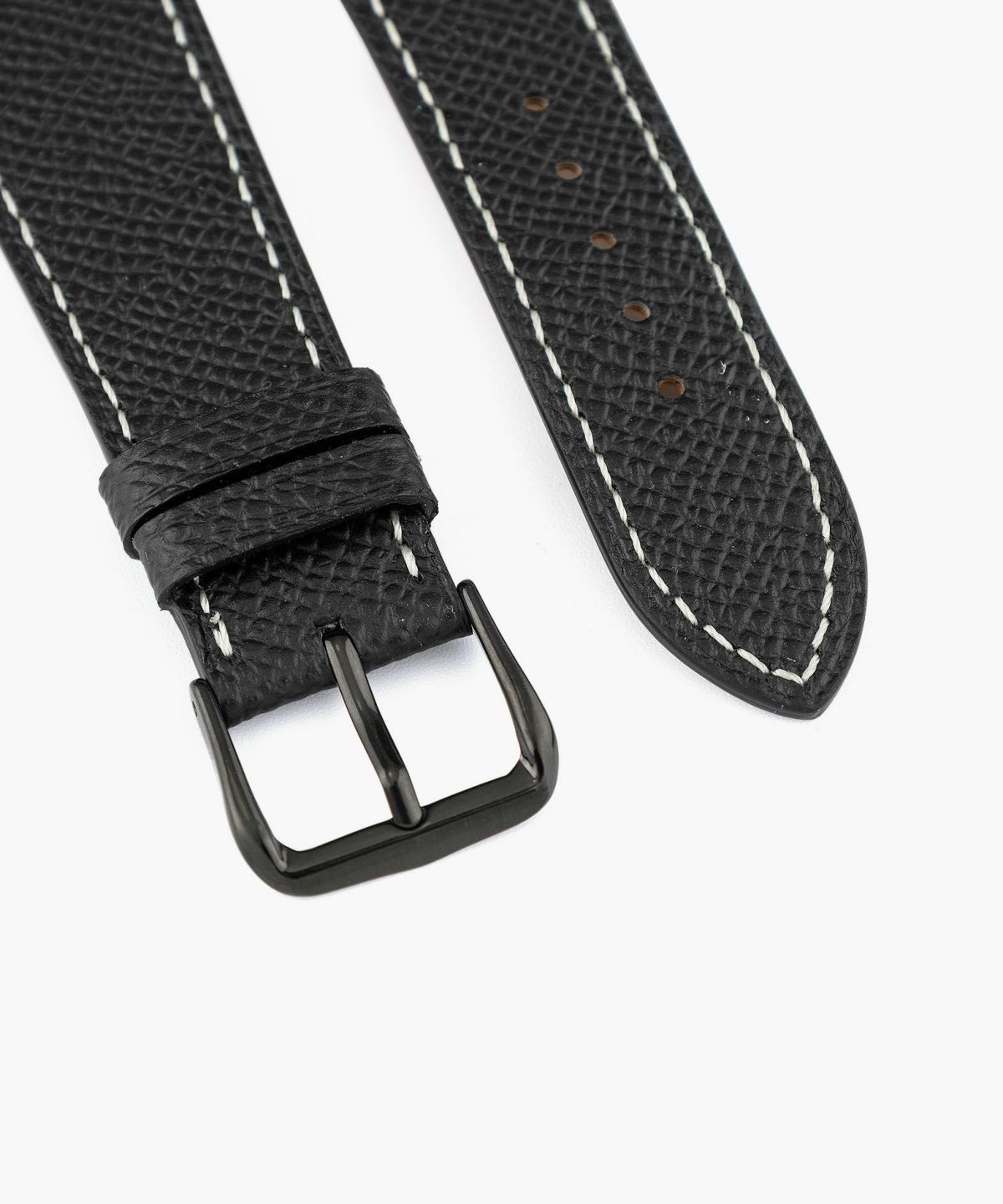 表面（ダービー）：Noir、裏面（ツェルマット）：Naturel、アダプター ＆ 尾錠：Black