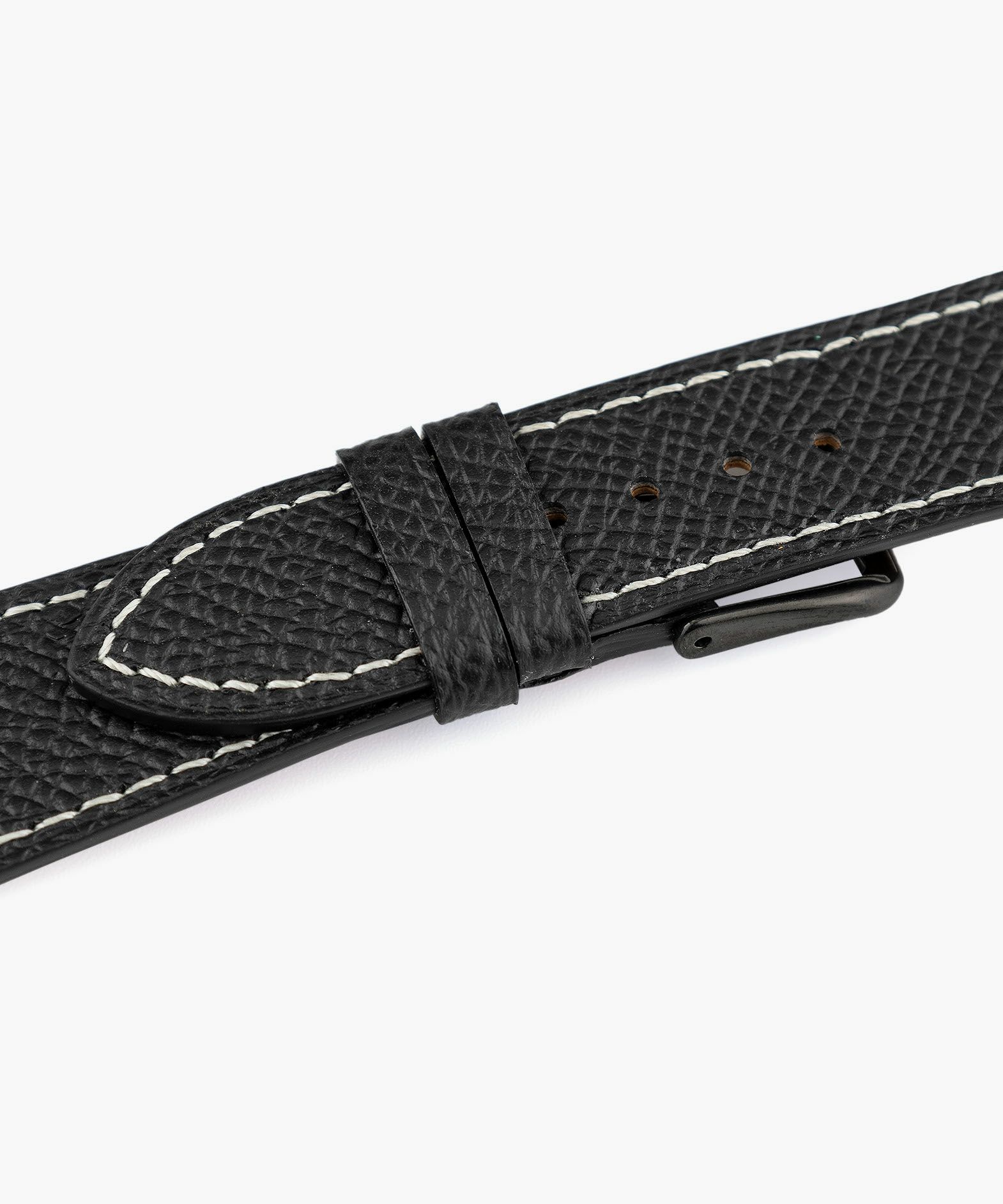 表面（ダービー）：Noir、裏面（ツェルマット）：Naturel、アダプター ＆ 尾錠：Black