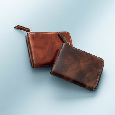ミュージアムコードバン L字ジップハーフウォレット | 大人の