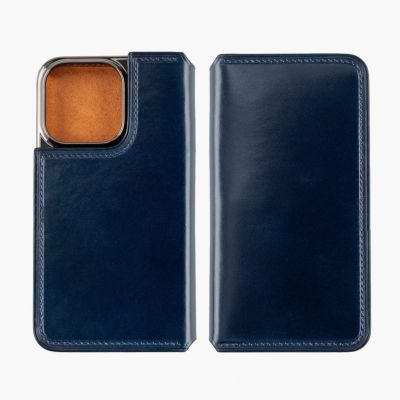 アニリン染めコードバン 手帳型 iPhoneケース | 大人のバッグ・財布 