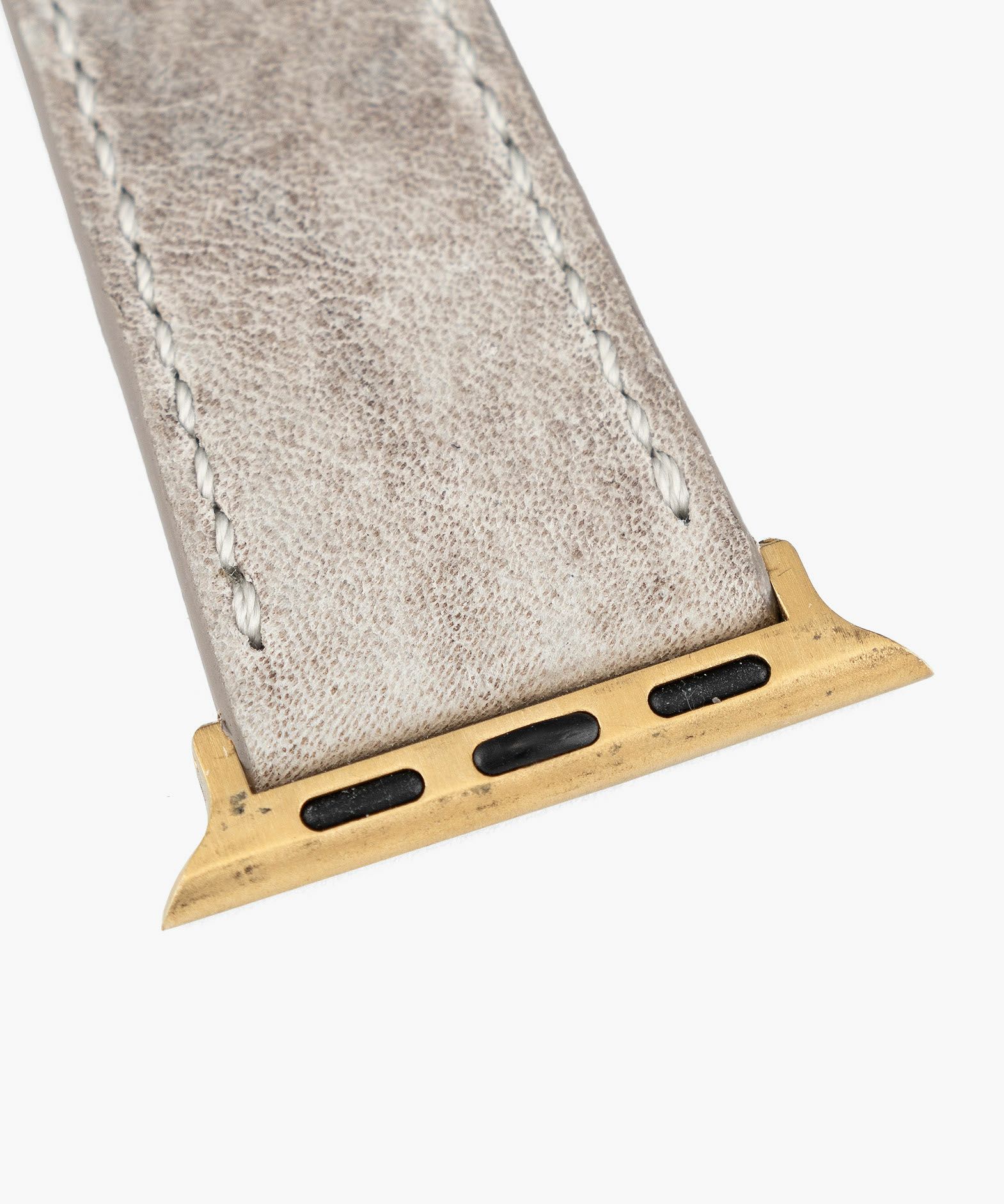 表面（クードゥー）：Ice Gray、裏面（ツェルマット）：Naturel、アダプター ＆ 尾錠：Gold