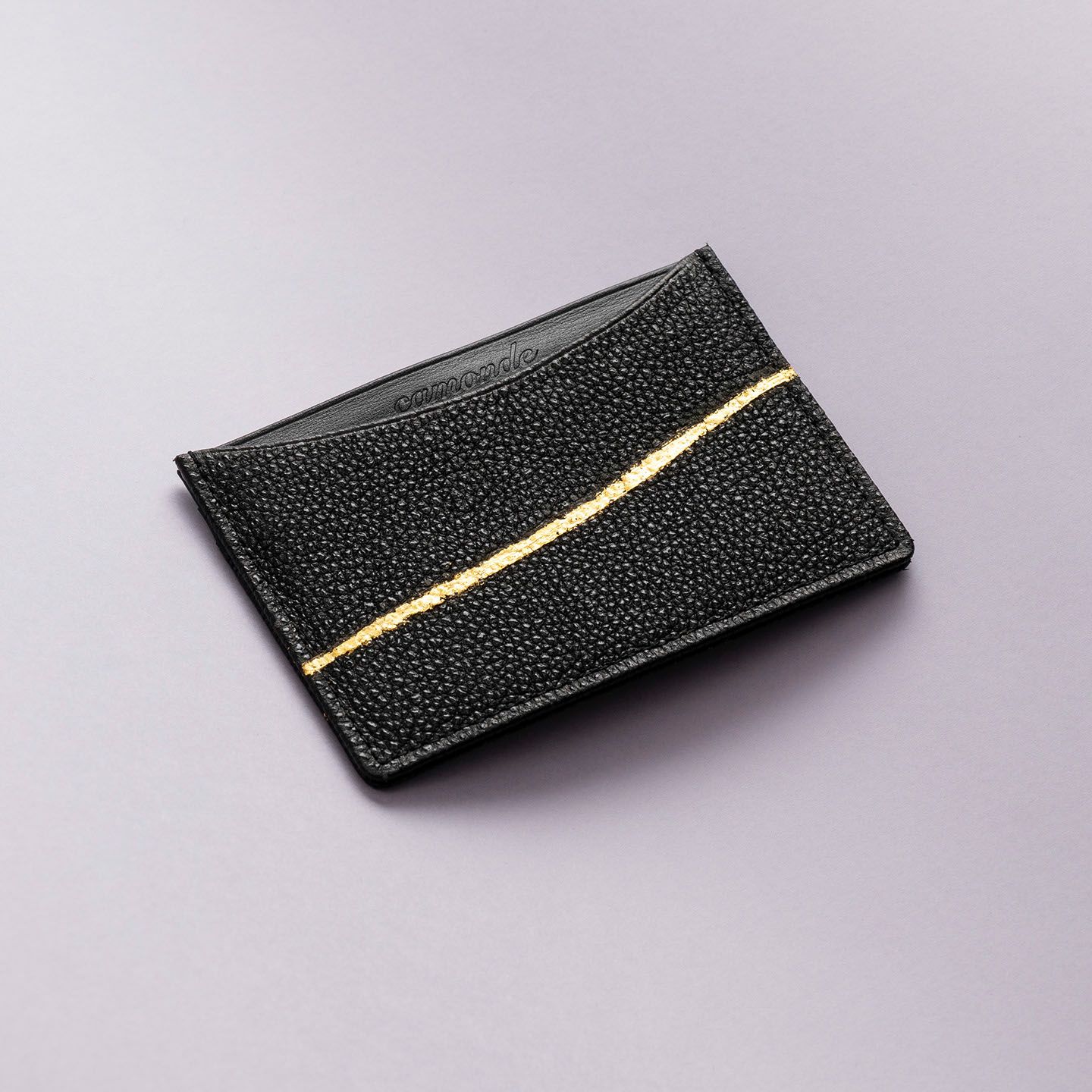 黒桟革 カード入れ “sword” | 大人のバッグ・財布・ カード・パス 