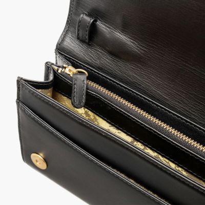 黒桟革 3Wayクラッチバッグ “feather” | 大人のバッグ・財布